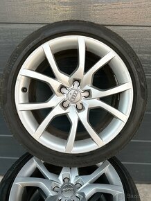 Predám elektrony Audi Speedline 5x112 R18 letné pneu - 5