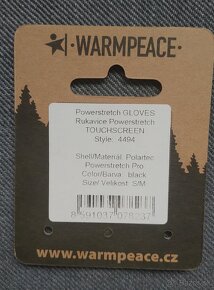 Rukavice Warmpeace Touchscreen (S/M) - 5