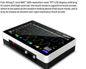 Digitálny osciloskop Fnirsi 1013D 2x100 Mhz - 5