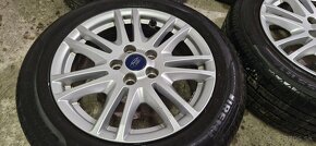 Predám letnú sadu alu disky Ford 5x108 R16, 205/55 - 5