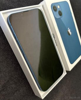 iPhone 13 128GB blue - ako nový , záruka - 5