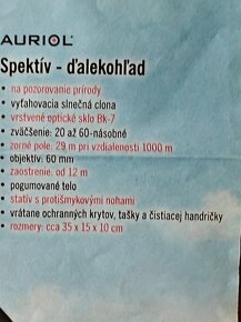 Auriol Spektív - ďalekohlad - 5