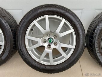 Komplet letnú sadu alu Škoda SPIDER 5x100 205/55 R16... - 5