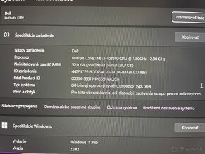 Dell Latitude 5310-i7-10610U/32gbDDR4/1000gbSSD/W11pro - 5