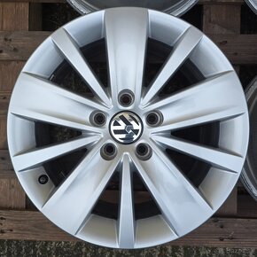 ORIGINÁL VW HLINÍKOVÉ DISKY 5x112 R16 - 5