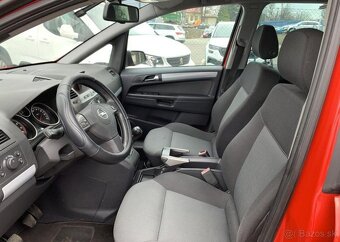 Opel Zafira 1.6i CNG 7MÍST KLIMA TAŽNÉ cng + benzín manuál - 5