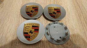 Porsche stredové krytky do kolies 76mm / 65mm viac fareb BA - 5