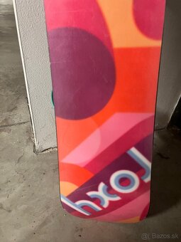 Roxy snowboard 148 s viazaním - 5