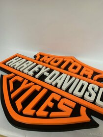 Harley Davidson Logo na stenu - 5