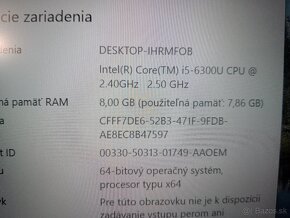 predám základnú dosku pre ntb Lenovo thinkpad T460 - 5