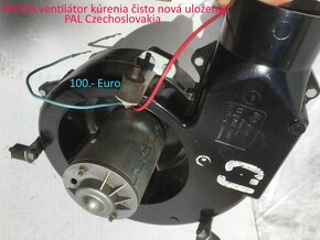 Nový ventilátor kúrenia na Škoda 110 original ČSSR - 5