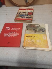 Návody Fiat 125p,Prospekt Renault 4,8,10,16 - 5