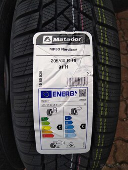 Zimná sada R 16 MERCEDES + TPMS,pneu rok 2024. - 5