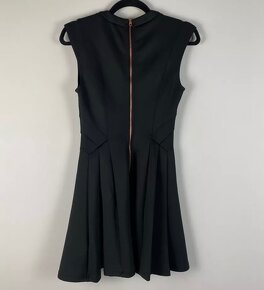 TED BAKER čierne elegantne šaty velkost 1 ( velkost S) - 5
