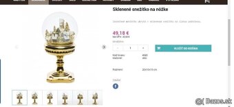 vianoce - luxusne snezitko 20cm - 5