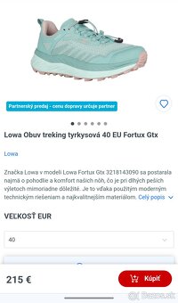 nove damske bezecke / trail / trekking topanky LOWA GTX, 40 - 5