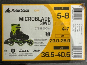 Korčule Rollerblade Microblade 36,5-40,5 - 5