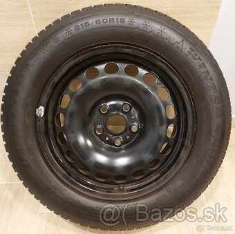 Originálna zimná sada VW - 5x112 r16 + 215/60 r16 - 5