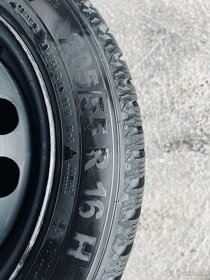 Zimná sada plechových diskov 205/55 R16 nové pneumatiky - 5