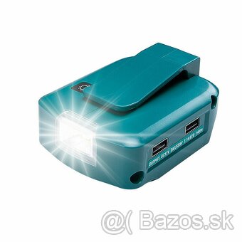 Adaptér pro Aku Makita 18V, s nabíjením 2xUSB a LED - 5