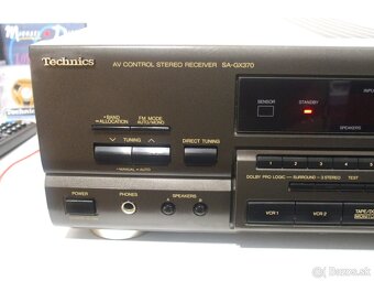 220W receiver = zosilnovac + tuner TECHNICS SA-GX370 = JAPAN - 5