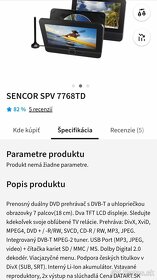 Sencor SPV7768TD - DVD prehrávač s digitálnym TV tunerom - 5