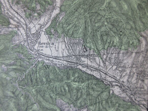 Mapa Revúca, Tisovec, Muráň, Klenovec, Ratková, 1940 - 5