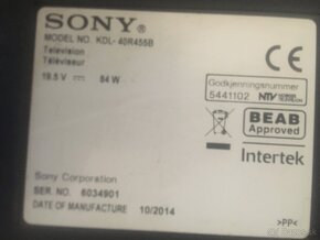 Televízor Sony - 5