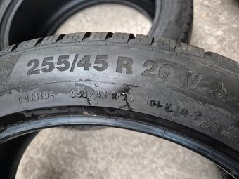 255/45 r20 zimné 2 ks CONTINENTAL dezén 6,4 mm DOT2020 - 5