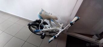 Predám skladací bicykel 14" kolesa. Servisovany.Na výšku  1 - 5