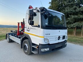 MERCEDES ATEGO 1218 - HÁKOVÝ NOSIČ KONT. + HYDR. RUKA - 5