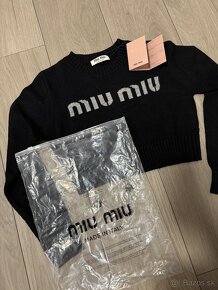 MIU MIU cropp svetrík L - 5