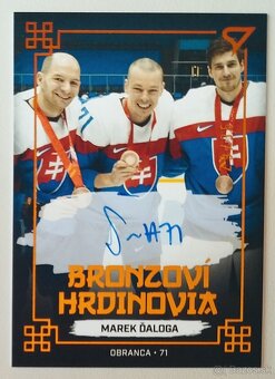 Hokejové kartičky HS 2022 - BRONZOVÍ HRDINOVIA BLACK AUTO/35 - 5