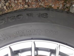 5x115 R16 nove aludisky Opel Chevrolet + letne pneu - 5