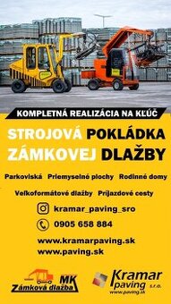 Pokladka zámkovej dlažby STROJOVO - 5