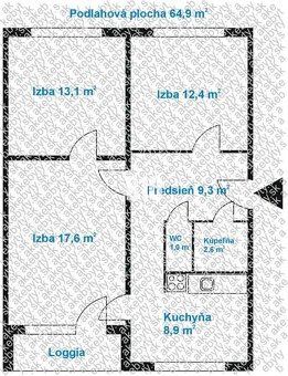 3-IZBOVÝ BYT VO VRAKUNI VHODNÝ NA REKONŠTRUKCIU - PÔVODNÝ ST - 5