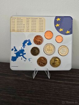 BU sady eurominci, euro mince 1 cent- 2€ nie PROOF - 5