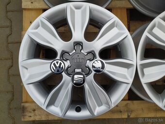 Originálne ALU disky Audi, VW, Škoda, Seat R16 5x100 ET30 - 5