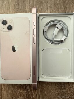 Apple iPhone 13 128gb 100% zdravie ako NOVY PINK - 5