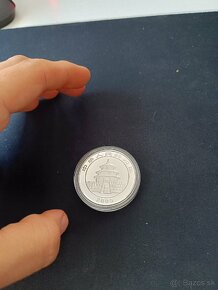 Strieborná minca Čína PANDA 10 Yuan 2000, 1oz, mirrored - 5