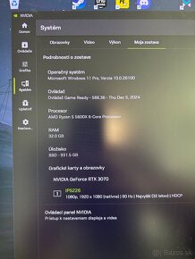 Herný PC Ryzen 5 5600x RTX 3070 32gb Rám - 5