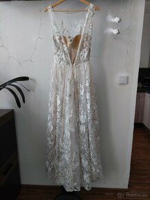 Čipkované svadobné šaty - 5