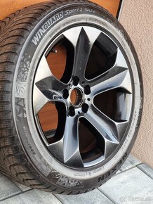 BMW X6 al.disky+zimné pneumatiky 255/50R19 - 5