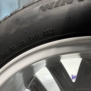 4ks zimna sada original VW, rozmer pneumatik 215/55 R17 - 5