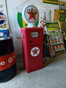 Starý benzínový stojan Tokheim TEXACO, původní lak - 5