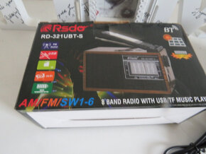 Predam nove,male radio RD-321UBT-lampas-SOLAR - 5