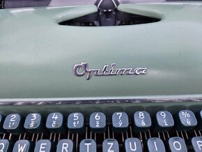 Kufrikový písací stroj optima - 5