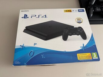 Playstation 4 slim 500 GB + 2 ovládače - 5