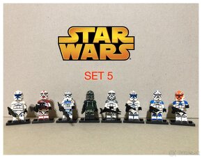 Rôzne figúrky Star Wars 2 (8ks) typ lego - nové - 5