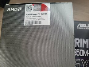 Predám dosku ASUS Prime B350 + AMD Ryzen 7 3700x - 5